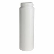 Plastic Foam Dispenser Bottle Wholesale, 150ml, HDPE, White, Cylinder Round, 40mm - bottle only