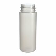 Empty Foam Bottle Bulk, 160ml, PET, Natural Matte, Cylinder Round, 43mm - bottle only