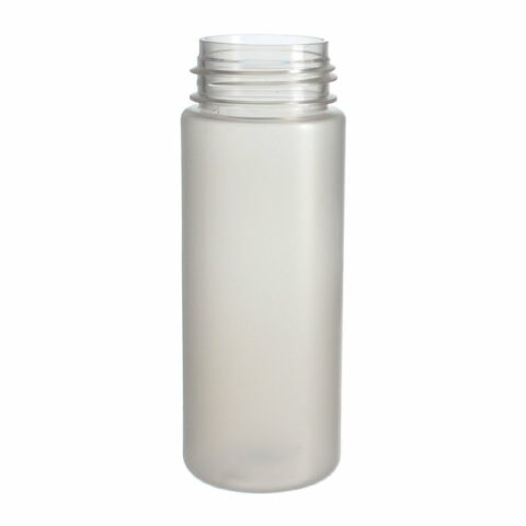 Empty Foam Bottle Bulk, 160ml, PET, Natural Matte, Cylinder Round, 43mm - bottle only
