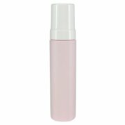 Soap Foam Bottle 200ml, HDPE, Pink, Cyliner Round, 43mm
