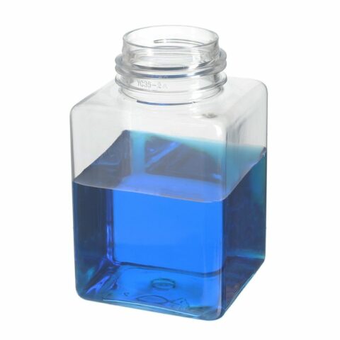 Soap to Foam Dispenser Vendor, 235ml, PET, Clear, Square, 42mm - bottle only