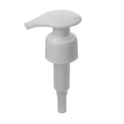 Soap Dispenser Pump Only, 24/410, Ribbed, Lock Up, White, 1.4ml Output - NABO Plastic