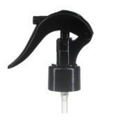Black Mini Trigger Sprayer 24-410, PP, Fine Mist, 24mm, Clip Lock, 0.25ml