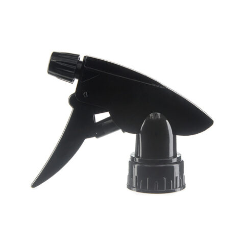 Heavy Duty Trigger Sprayer, 28/400, Acid/Solvent Resistant, Spray/Stream, Black, 0.9ml