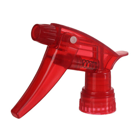 Chemical Resistant Trigger Sprayer, 28-400, Spray/Stream, Red, 0.9ml - side view