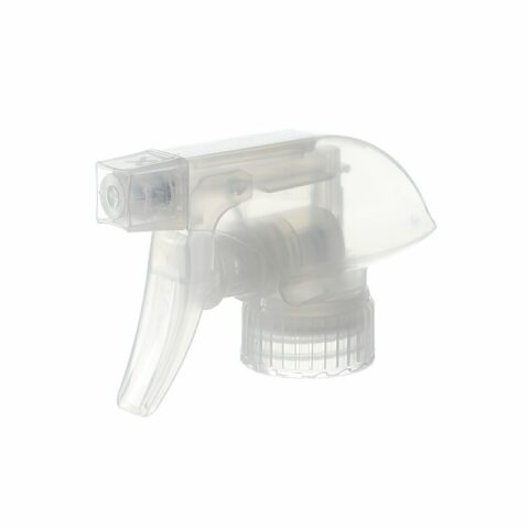 Clear Trigger Sprayer, 28/400, Spray-Stream Nozzle, 1.1ml - side view