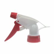 Trigger Sprayer for Bleach, 28-400, Spray/Stream, 0.9ml, White/Red