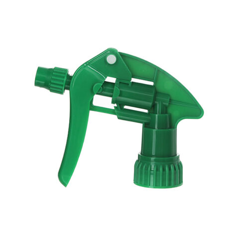 Industrial Trigger Sprayer, Chemical Resistant, 28-400, Spray/Stream, Green, 1.0ml