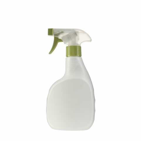 Trigger Sprayer Head for Bottle, 28/410, Spray/Stream, Clear/Green, 0.9ml
