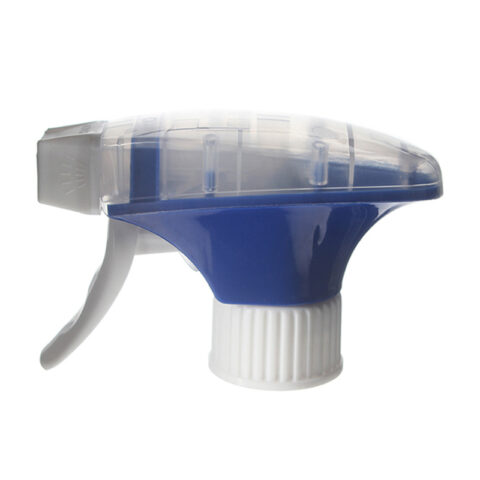 Foaming Trigger Sprayer Head, 28-410, Metal Mesh, White/Blue/Clear, 1.3ml