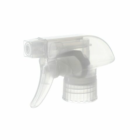 Plastic-Only Trigger Sprayer, 28-410, Spray/Stream, Natural, 1.2ml - side view
