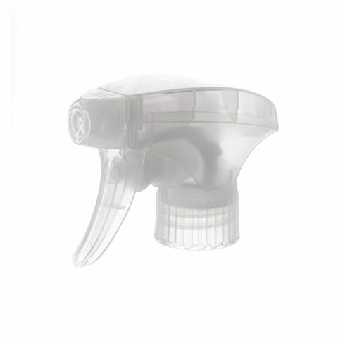 All-Plastic Trigger Sprayer, 28-410, Spray/Stream, Natural, 1.3ml - side view
