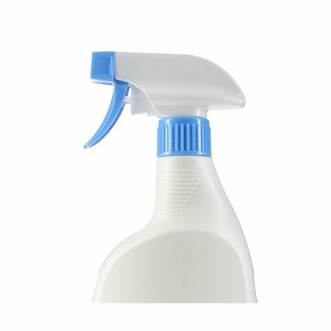 Bulk Trigger Sprayer, 28/410, Spray/Stream Nozzle, White/Blue, 1.1ml - on bottle