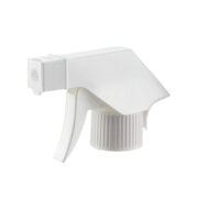 Economy Foam Trigger Pump, 28-410, Plastic Mesh, White, 0.6ml - side view