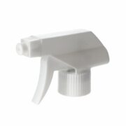 Economy Trigger Foam Sprayer, 28-410, Plastic Mesh, White, 0.6ml - side view