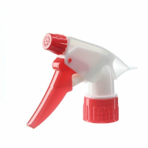 High Viscosity Trigger Sprayer for Thick Products, 28-410, Spray/Stream, White/Red, 0.9ml - side view