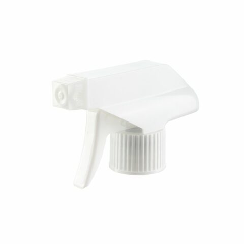 High Quality Trigger Sprayer, Supplier in China, 28/410, Spray/Stream Nozzle, White, 0.6ml - side view
