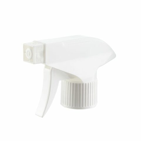 Standard Trigger Sprayer, 28/410, Spray/Stream Nozzle, White, 0.6ml - side view