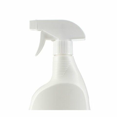 Economy Trigger Sprayer Replacement, 28/410, Spray/Stream Nozzle, White, 0.6ml - on bottle
