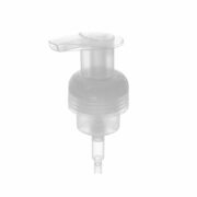 40mm Foaming Soap Pump Replacement, Natural, Lock Up Head - side view