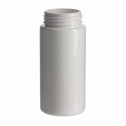 Small Foam Dispenser Portable, 50ml, PET, White, Cylinder Round, 30mm - bottle only
