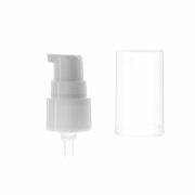 Liquid Foundation Pump, 20-410, Smooth, White, Clear Hood, 0.25ml Output - with hood off