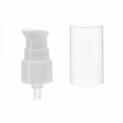 Plastic Treatment Pump, 20-410, Smooth, White, Clear Hood, 0.25ml Output - with hood off