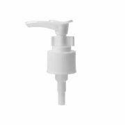 Price Best Lotion Pump 24-410, Ribbed, Clip Lock, White, 1.0ml Output - NABO Plastic