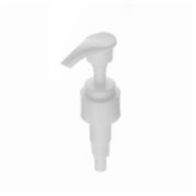 Plastic Lotion Pump Supplier, 24/410, Polypropylene, Screw Lock Down, Smooth, White, 2ml - top veiw - wholesale - NABO