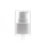 24/410 White/Clear PP Smooth Treatment Pump with Custom Dip Tube Length