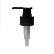 Soap Lotion Pump, 28-410, Ribbed, Lock Down, Black, 2ml Output