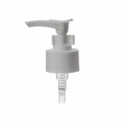 28-410 White Plastic Ribbed Clip Lock Lotion Pump RYJ05Z01 (2)