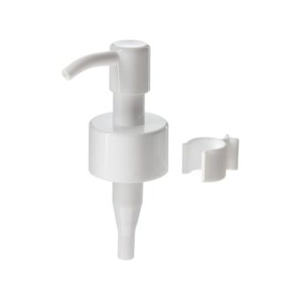 28-410 White Plastic Smooth Clip Lock Lotion Pump RYJ05Y01 (2)