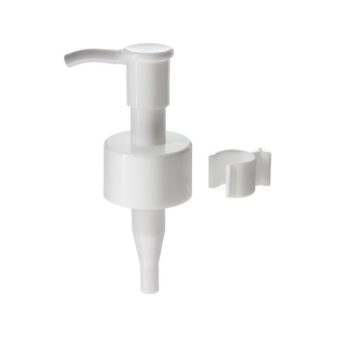28-410 White Plastic Smooth Clip Lock Lotion Pump RYJ05YO2 (2)