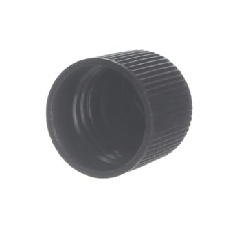 15-410 Black Plastic Ribbed Screw Cap XG65G03 (2)