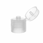 15-415 Transparent Plastic Ribbed Flip Top Cap FG60L01 (8)