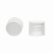 18-415 Transparent Plastic Ribbed Plain Screw Cap XG90L01 (4)