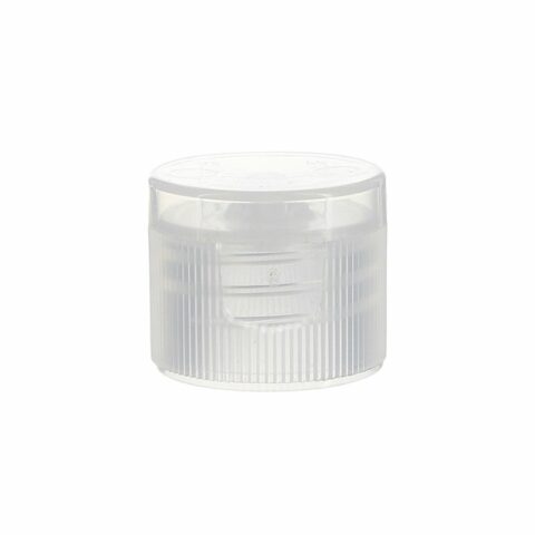 20-410 PP Plastic Ribbed Flip Top Cap with Custom Color FG25L01 (5)