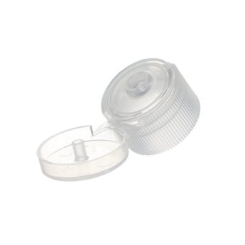 20-410 Plastic Ribbed Flip Top Cap with Custom Color FG25L01 (2)