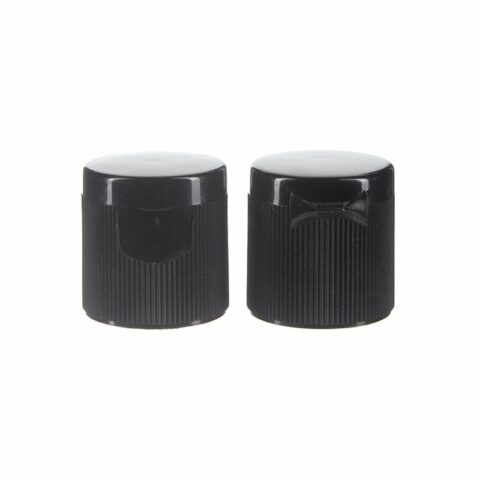 20-415 Black PP Plastic Flip Top Caps FG20L01 (6)