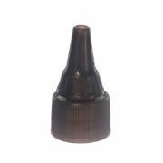 20-410 Brown PP Plastic Ribbed Spout Cap TL25L02 (2)