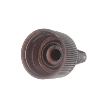 20-410 Brown PP Plastic Ribbed Spout Cap TL25L02 (3)