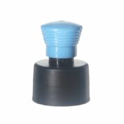 24-410 Black-Blue PP Plastic Smooth Push Pull Cap TL65G02 (1)