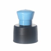 24-410 Black-Blue PP Plastic Smooth Push Pull Cap TL65G02 (2)
