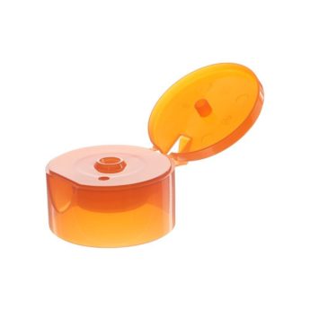 24-410 Oranger PP Plastic Smooth Doulbe Wall Flip Top Cap FG65SC02 (3)