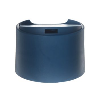 24mm 24-410 Blue PP Plastic Smooth Double Wall Disc Top Cap QG65SC01 (1)