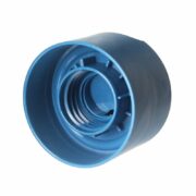 24mm 24-410 Blue PP Plastic Smooth Double Wall Disc Top Cap QG65SC01 (2)