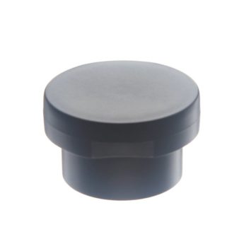 28-410 Black PP Plastic Smooth Flip Top Cap FG05M01 (1)