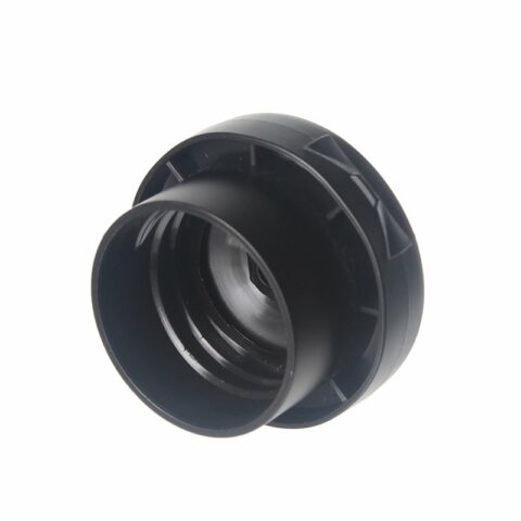 28-410 Black PP Plastic Smooth Flip Top Cap FG05M01 (3)