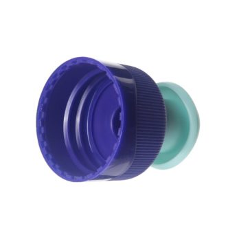 28-410 Blue-Green PP Plastic Smooth Push Pull Cap TL05G03 (3)